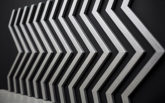 Abstract chevron pattern background silver zig zag design modern geometric wallpaper texture art
