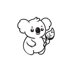 Cute koala illustration koala bear drawing koala art animal drawing koala cartoon animal illustration