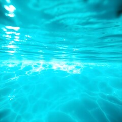 Obraz premium Sunlight filters through the water, casting an ethereal glow on the scene, making it appear almost otherworldly. 