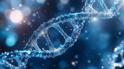 DNA Medical Bioscience Concept Illustration