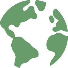Green Earth Globe