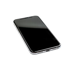 Sleek, modern smartphone angled