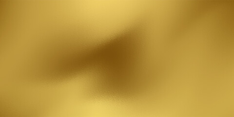 Gold foil leaf texture, glass effect background vector illustration.