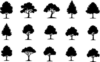 tree, pine tree,  woodland, garden, tree icon,  bundle