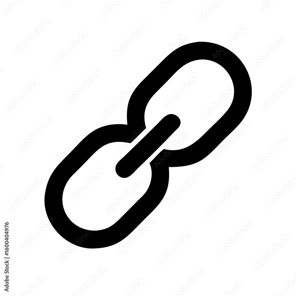 Poster link icon vector illustration for website url hyperlink connection chain symbol and digital networki