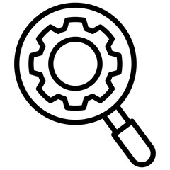 SEO (Search Engine Optimization) line icon