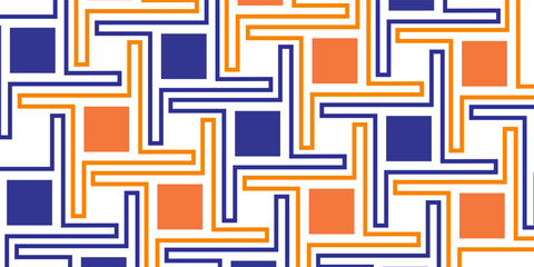 Seamless abstract geometric pattern. Vector Illustration. Reflectarray antenna background,eps10