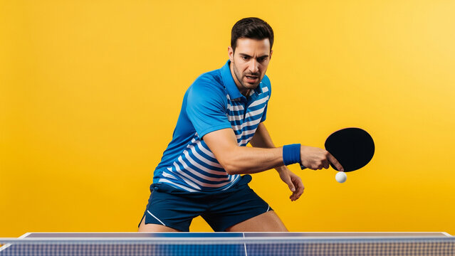 man playing tennis - Powered by Adobe