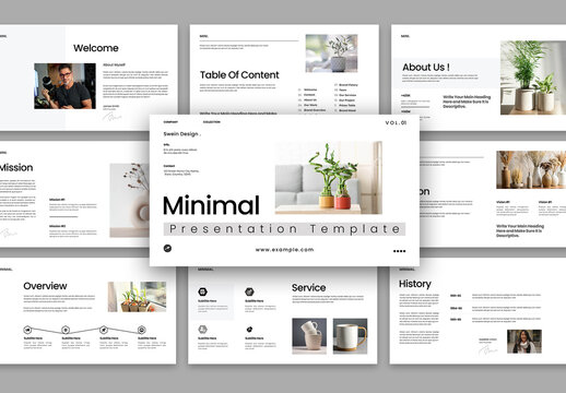 Clean And Creative Minimal Presentation Template