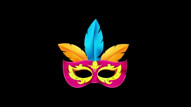 brazilian carnival Mask Alpha