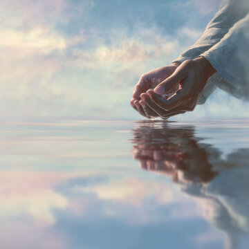 Ruka koja pomaže da ne ostane&scaron; žedan. 