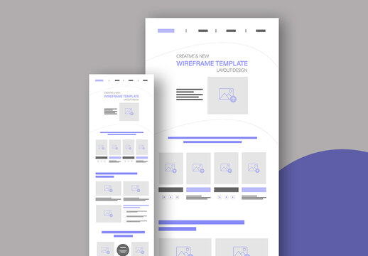 Wireframe Template Layout