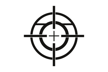 Precise aim with a modern target for focus and accuracy, perfect for marketing campaigns, presentations, and visual projects requiring impact and strategic direction, scalable origin