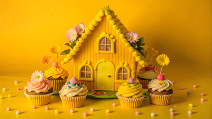 birthday cake with candles