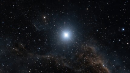 Luminous cepheid variable star pulsating in deep space universe