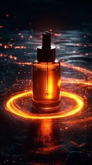 Amber essence bottle