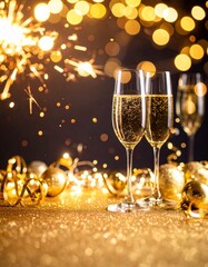 background for a New Year's Eve poster