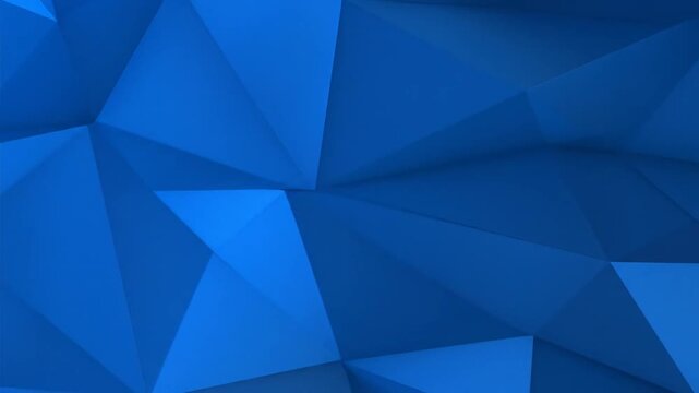 Abstract Blue Polygonal Background Design