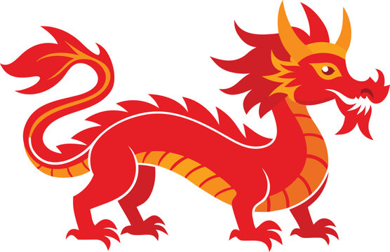 chinese dragon clipart transparent background