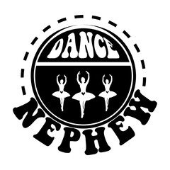 Dance nephew SVG Design
