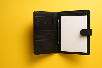 Sophisticated Interview Portfolio with Work Samples and Credentials for Job Seekers