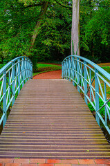 Old bridge in a park 