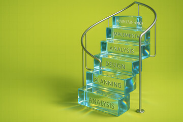 Modern Translucent Glass Spiral Staircase for Contemporary Architecture and Design