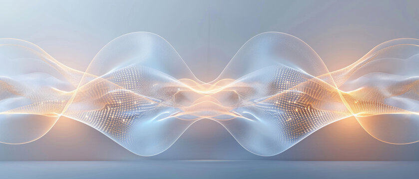 Blue glowing technology background