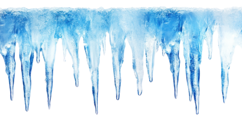 PNG Icicles winter ice phenomenon.