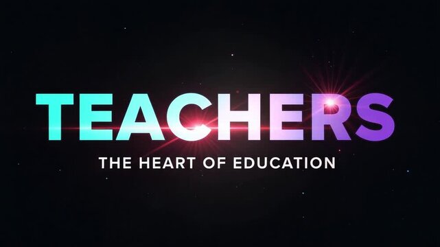 Inspiring Teachers: The Heart of Education, Animated Title Sequence