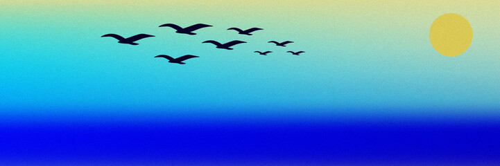 landscape illustration , nature landscape background.