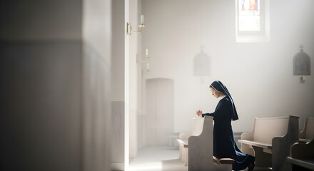 Fototapeta premium Freiras Católicas - Religiosas - Catholic Nuns - Religious