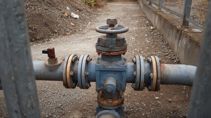 Turn off the gas supply on the main pipeline for safety and maintenance procedures