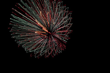 red explosion background