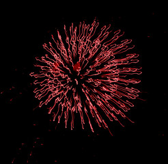 red explosion background