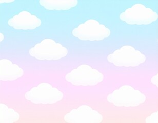  Pastel cloud foam pattern with soft gradients