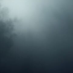 Fototapeta premium Mysterious Light Through Dense Dark Fog