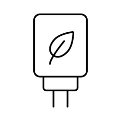 Illustration showing black icon of air fresheners and diffusers on white background