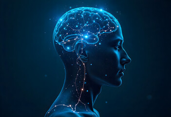 Neural Network Connection in Human Brain