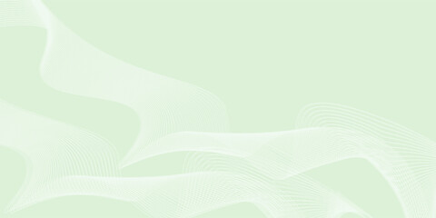 Abstract background with lines and grid. Medium banner size. Element for design. Vector background for brochure, booklet, flyer, poster. Green color. Summer, eco, nature
