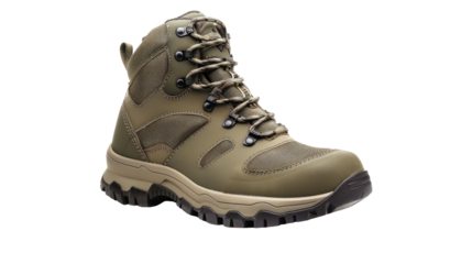Durable outdoor hiking boot designed for comfort and stability in rugged terrains