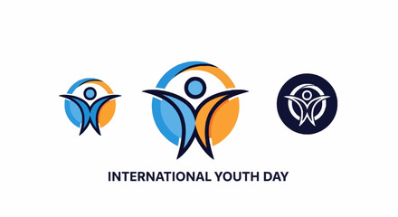 Fototapeta premium Celebrate International Youth Day with vibrant advocacy and community spirit
