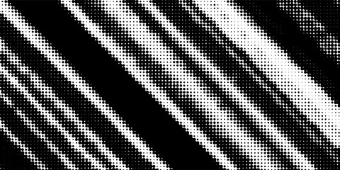 Fototapeta premium Grunge halftone black and white dots texture background. Spotted Abstract Texture