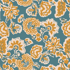 abstract, vector, monochrome, big flowers, all over textiles design, illustration digital image can be used for wrapping paper