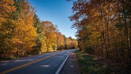 Scenic Fall Drive Along the Northern Lakeshore