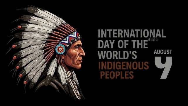 International Day of the World's Indigenous Peoples August 9 Graphic Design