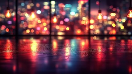 Fototapeta premium Purple Blue Gradient Blurred Background for Design Presentations with Copy Space 