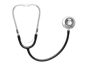 Medical Stethoscope Isolated On White