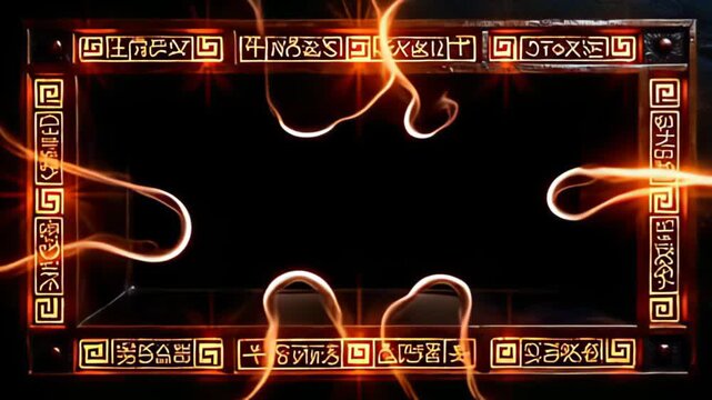 With glittering magnificence crystallize the darkness, the Runic perimeter shot inscribe with radiant glyph reveal itself, beleaguer away tendril of beam that dilute and abjure rhythmically,