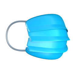 Medical Mask 3D Illustration